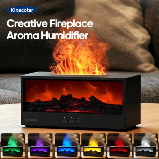 Cozy Flame Aroma Diffuser Light